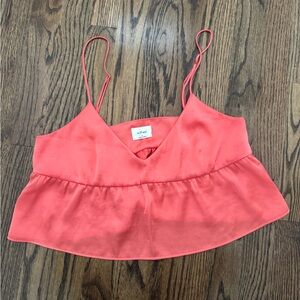 Aritzia Wilfred Coral Camisole Top